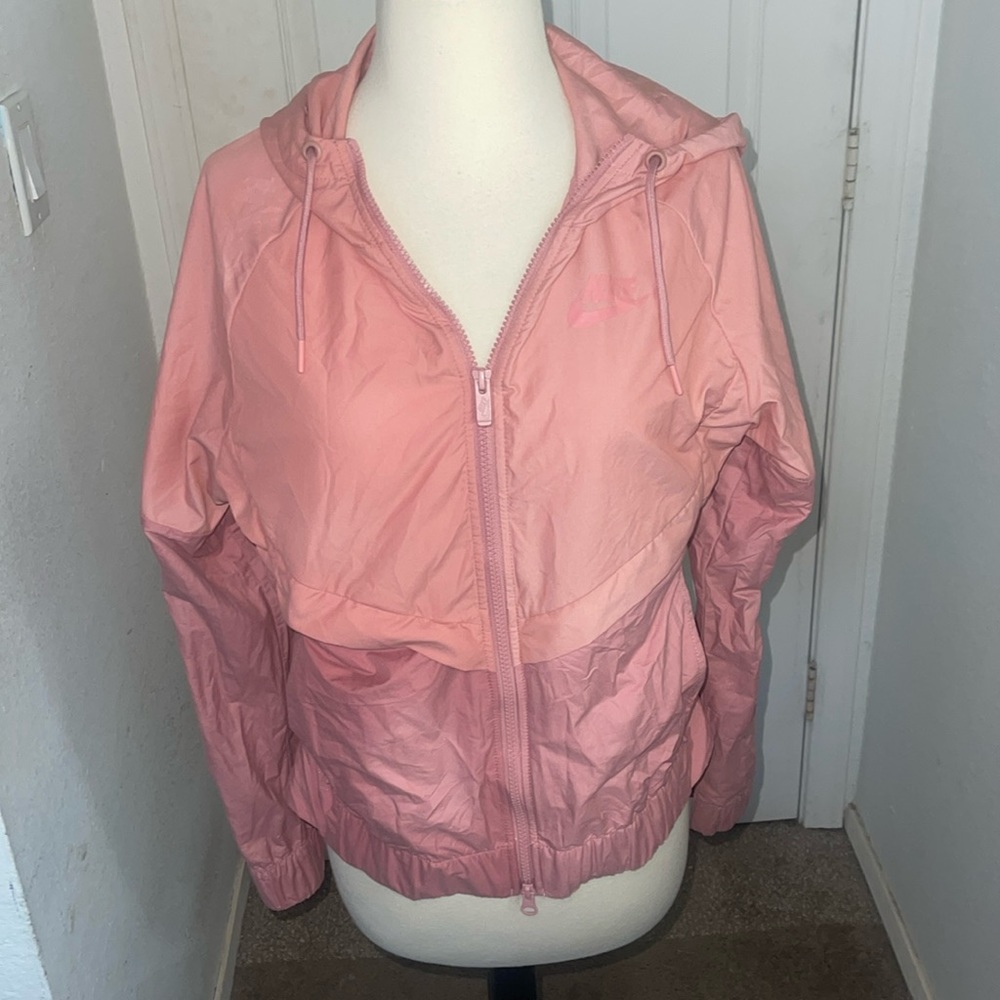 Pink Nike windbreaker